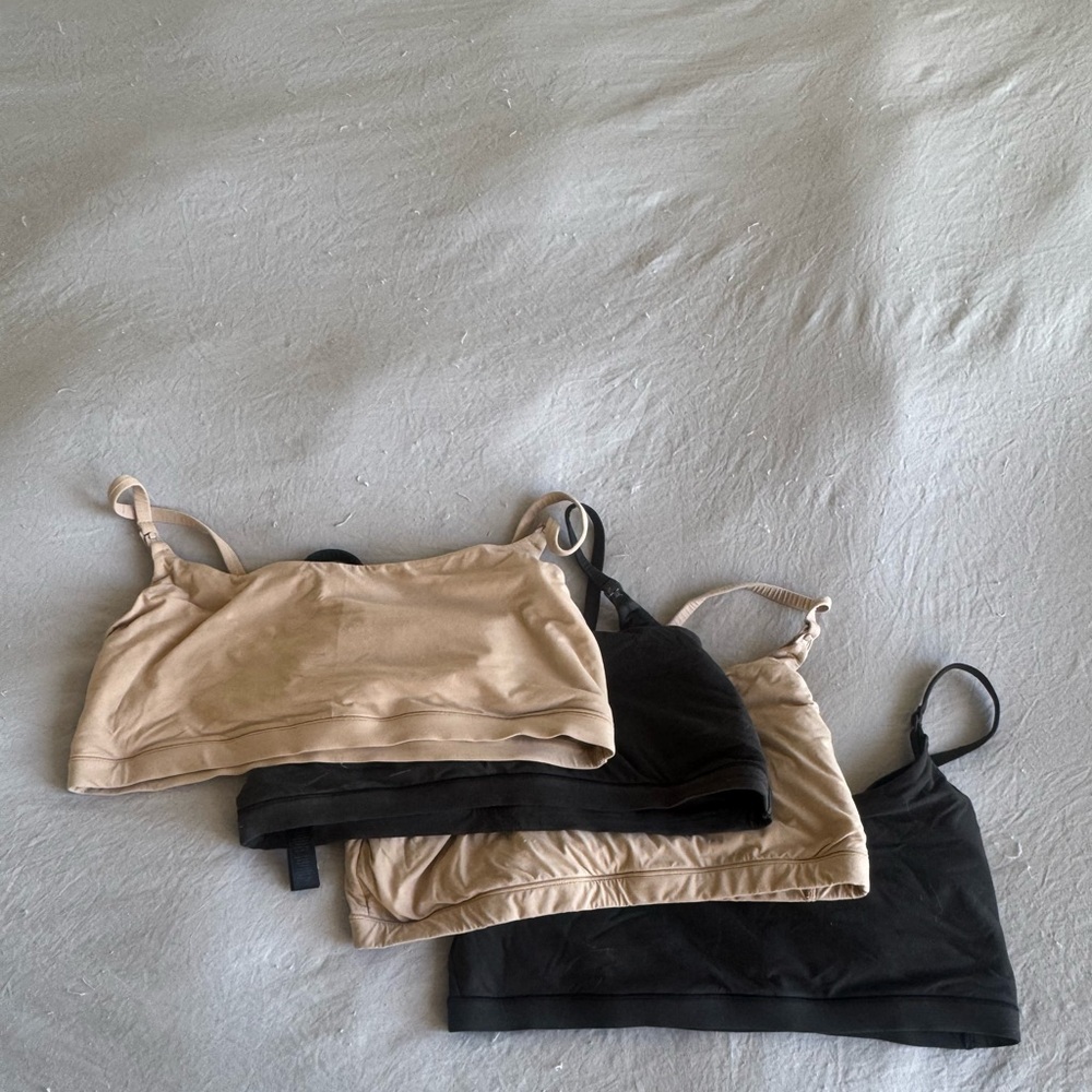 SKIMS Maternity Pumping Scoop Bralettes